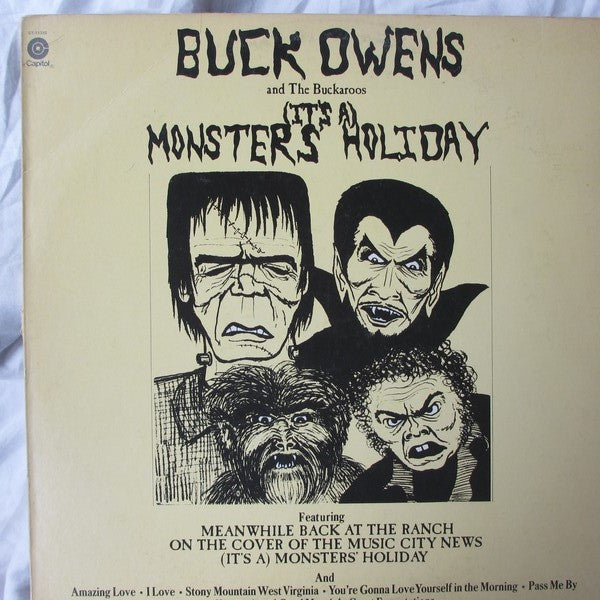 Buck Owens And His Buckaroos : (It's A) Monsters' Holiday (LP, Jac)