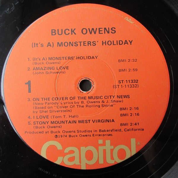 Buck Owens And His Buckaroos : (It's A) Monsters' Holiday (LP, Jac)