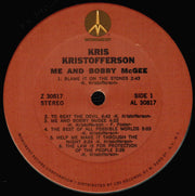 Kris Kristofferson : Me And Bobby McGee (LP, Album, RE, Pit)