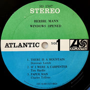 Herbie Mann : Windows Opened (LP, Album, MO )