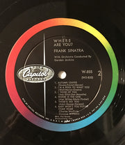 Frank Sinatra With Gordon Jenkins And His Orchestra : Where Are You? (LP, Album, Mono, RP, Ind)