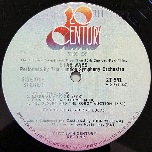 John Williams (4), London Symphony Orchestra : Star Wars (2xLP, Album, Gat)