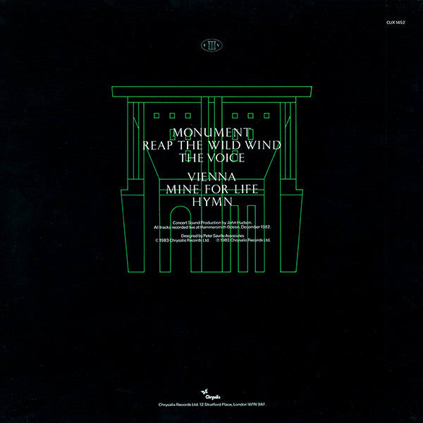 Ultravox : Monument The Soundtrack (LP, Album)