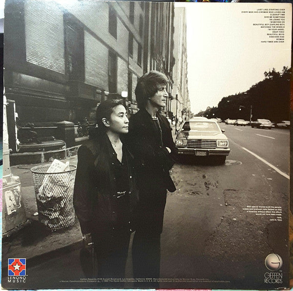 John Lennon & Yoko Ono : Double Fantasy (LP, Album, Win)