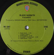 Black Sabbath : Paranoid (LP, Album, Ter)
