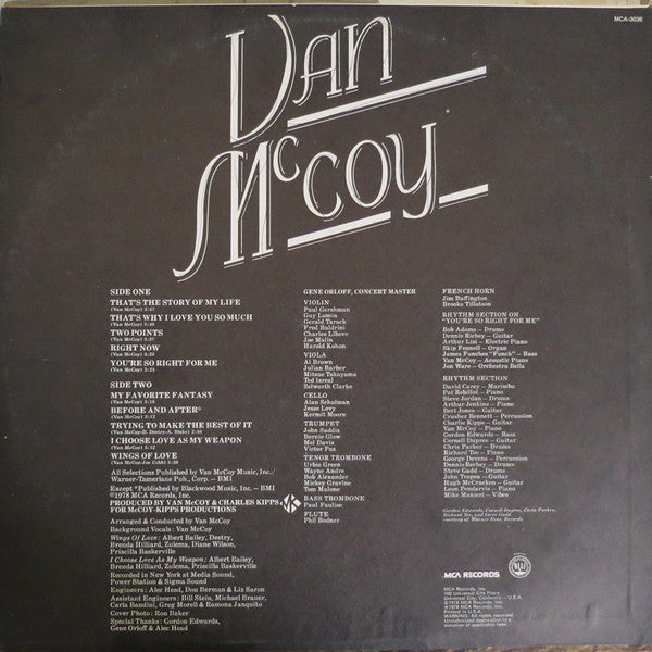 Van McCoy : My Favorite Fantasy (LP, Album, Pin)