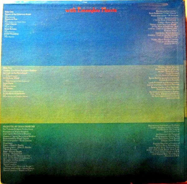 Gram Parsons : Grievous Angel (LP, Album, RP)