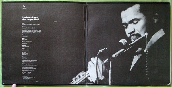 Hubert Laws : Carnegie Hall (LP, Album, Uni)