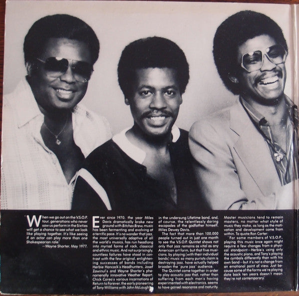 V.S.O.P.* : The Quintet (2xLP, Album, San)