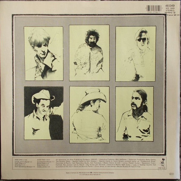 Grateful Dead* : Workingman's Dead (LP, Album, RE)