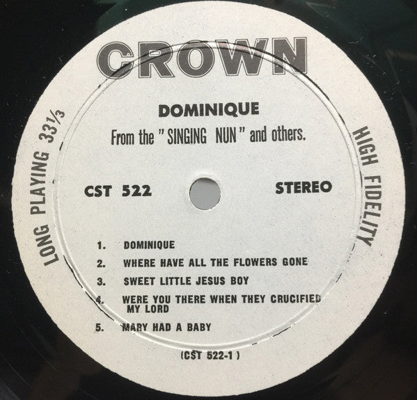 Unknown Artist : Dominique From The "Singing Nun" And Others (LP, Album)