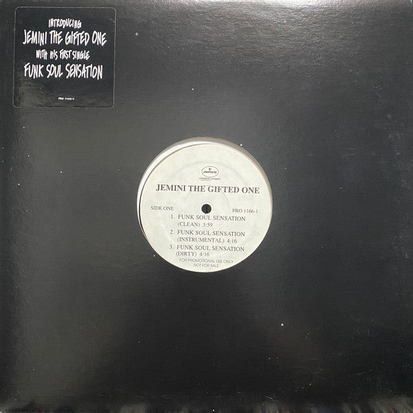 Jemini The Gifted One : Funk Soul Sensation / Brooklyn Kids (12", Promo)