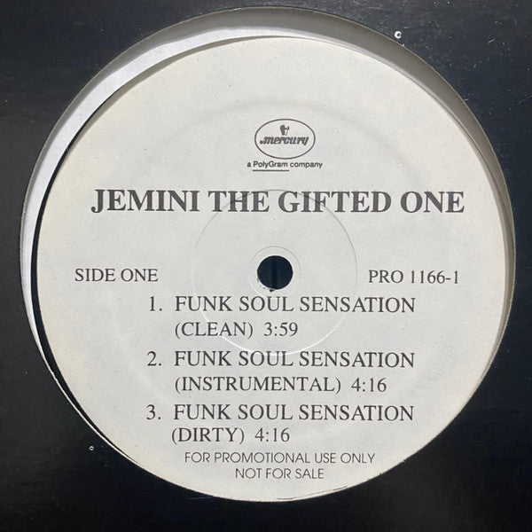 Jemini The Gifted One : Funk Soul Sensation / Brooklyn Kids (12", Promo)