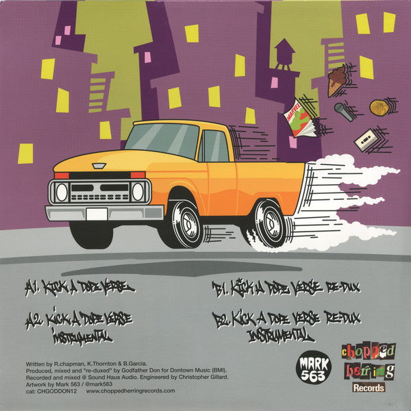 The Cenobites Featuring Bobbito : Kick A Dope Verse (12", Ltd)