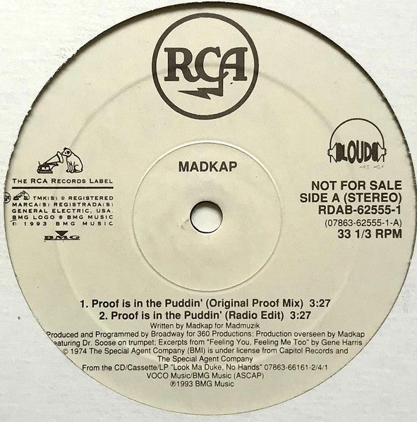 Mad Kap : Proof Is In The Puddin' / Dopest Verse (12", Promo)
