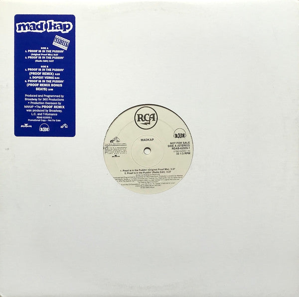 Mad Kap : Proof Is In The Puddin' / Dopest Verse (12", Promo)