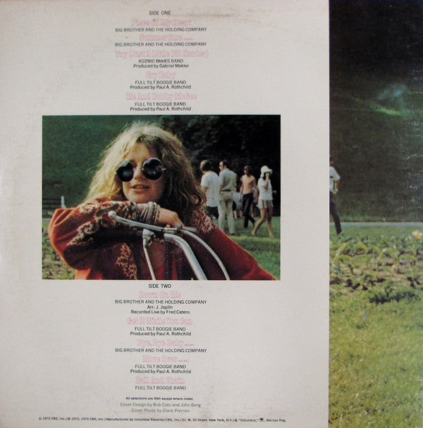 Janis Joplin : Janis Joplin's Greatest Hits (LP, Comp, RE)