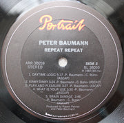 Peter Baumann : Repeat Repeat (LP, Album, Yel)