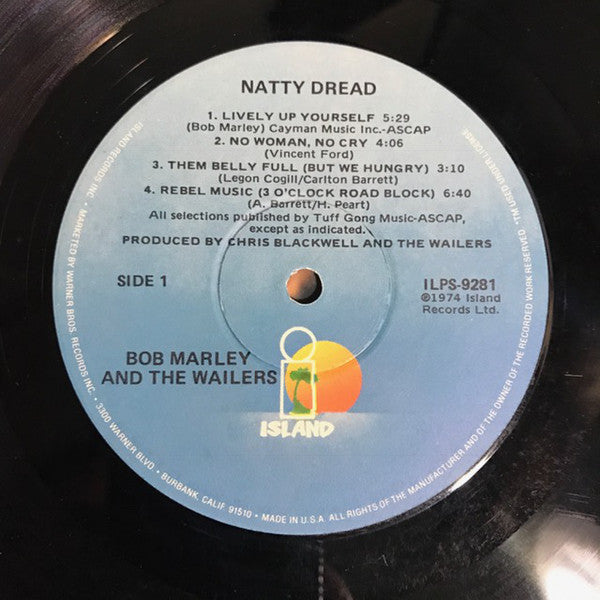 Bob Marley & The Wailers : Natty Dread (LP, Album, RE, RP, Win)