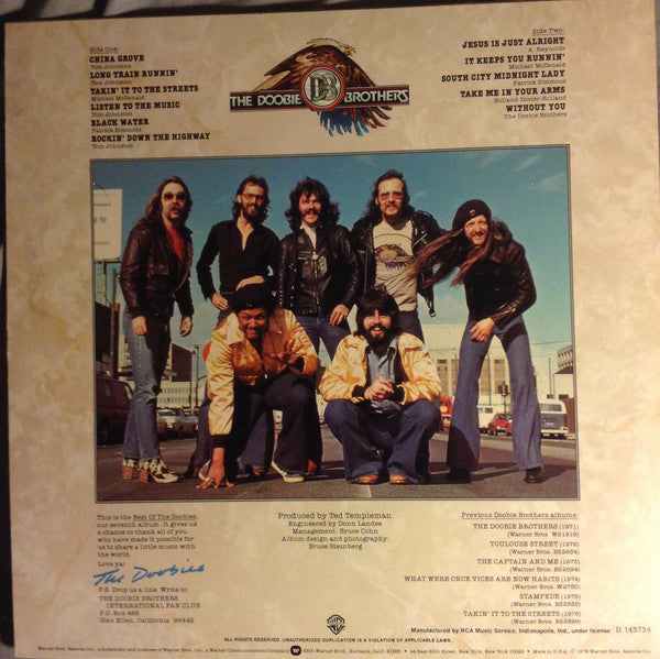 The Doobie Brothers : Best Of The Doobies (LP, Comp, Club)