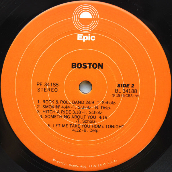 Boston : Boston (LP, Album, San)