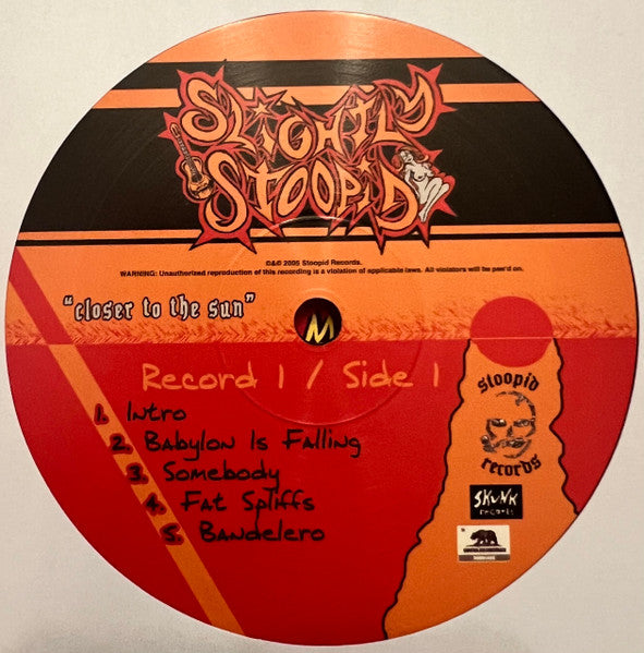 Slightly Stoopid : Closer To The Sun (2xLP, Album, RP, 180)