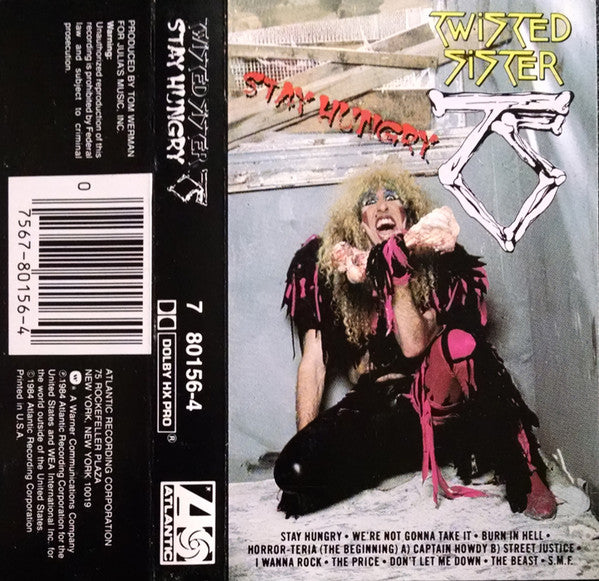 Twisted Sister : Stay Hungry (Cass, Album, AR)