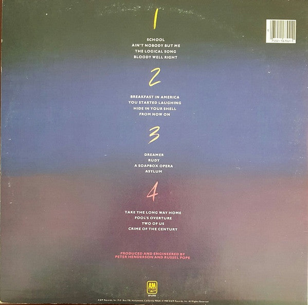 Supertramp : Paris (2xLP, Album, San)