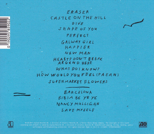 Ed Sheeran : ÷ (Divide) (CD, Album, Dlx)