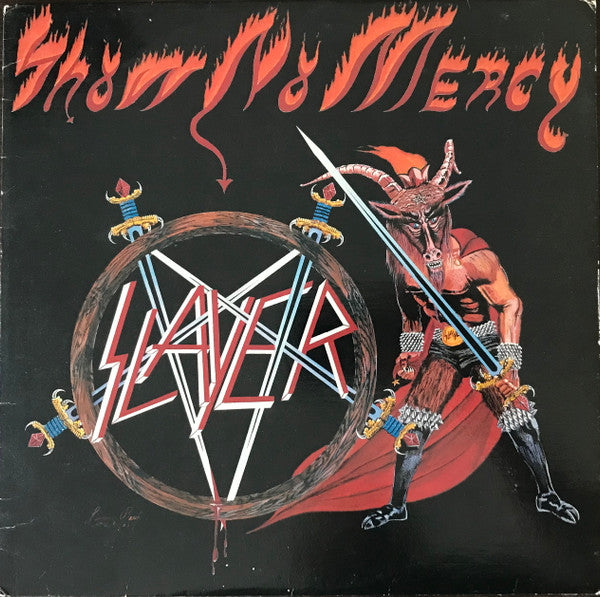 Slayer : Show No Mercy (LP, Album, Tan)