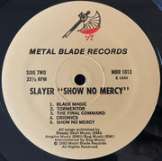 Slayer : Show No Mercy (LP, Album, Tan)