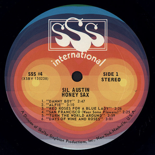 Sil Austin : Honey Sax (LP, Album, Gat)