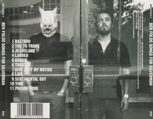 Ben Folds : Songs For Silverman (CD, Album)