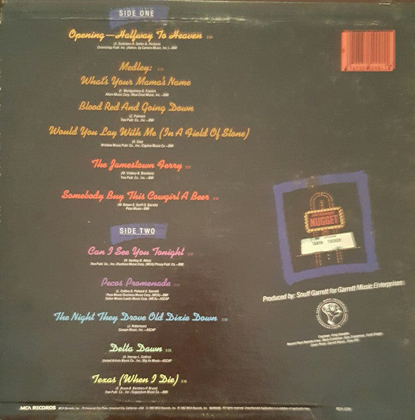 Tanya Tucker : Live (LP, Album, Pin)