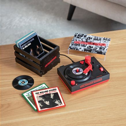 The Rolling Stones 3-Inch Mini Record Player With Case