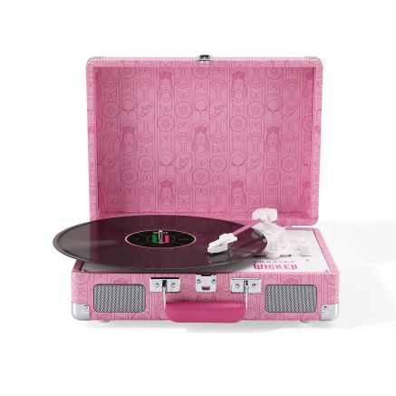 RSD Wicked Cruiser Plus in Glinda Pink Crosley Record player turntable
