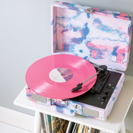 Cruiser Plus Portable Turntable with Bluetooth In/Out - Tie Dye