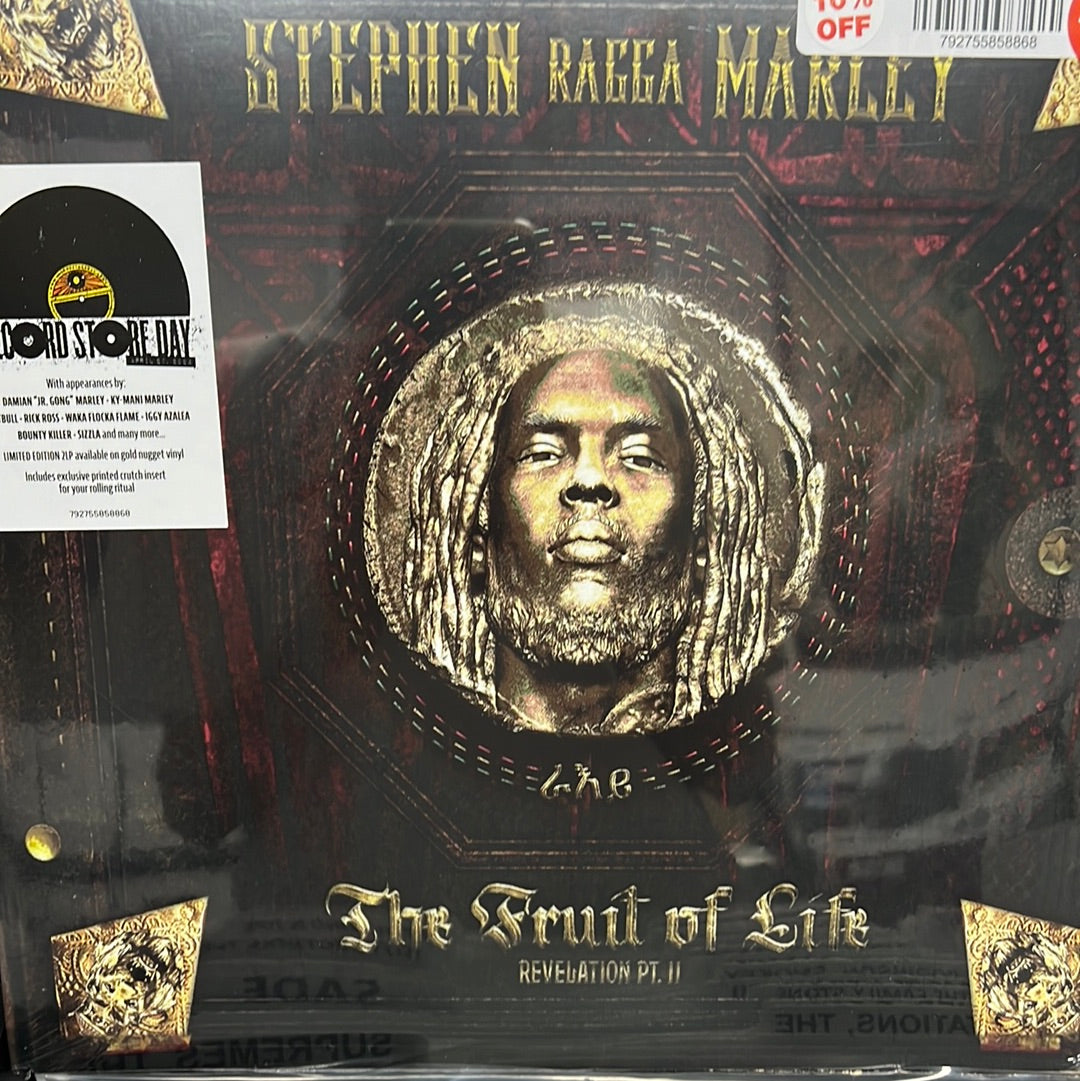 Stephen Ragga Marley* - Revelation Pt. II (The Fruit Of Life) (Mint (M)) Hip Hop, Reggae (2xLP, Album, RSD, Ltd, Gol)