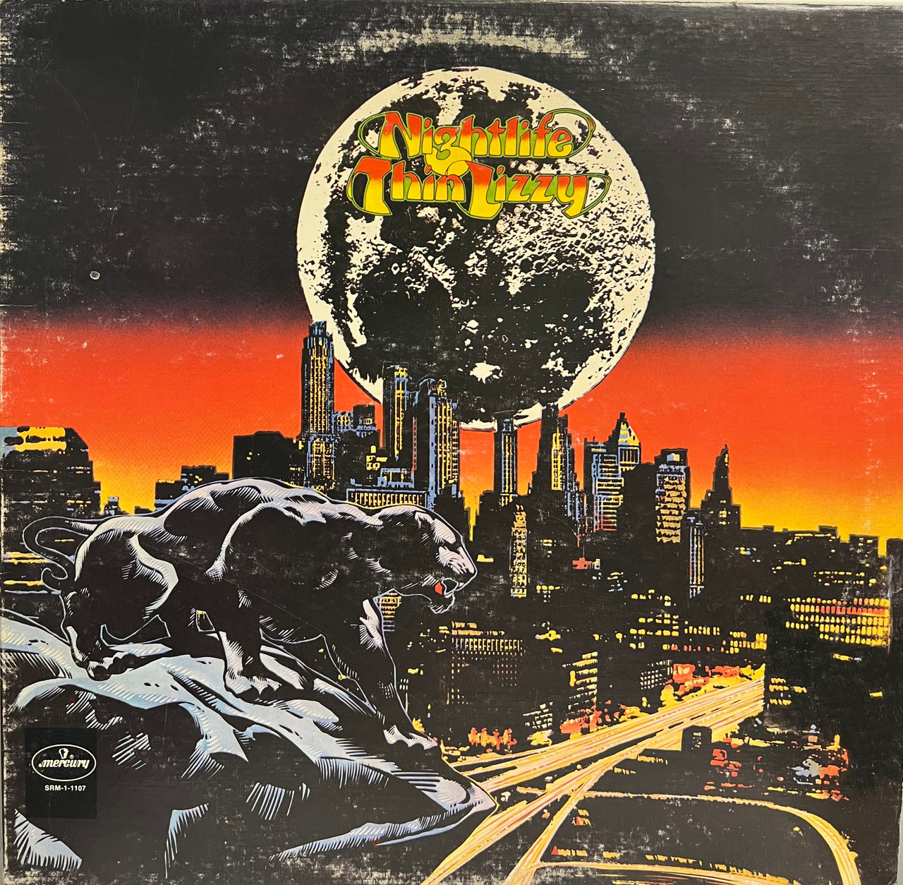 Thin Lizzy - Nightlife (Very Good (VG)) Rock (LP, Album, RE, San)