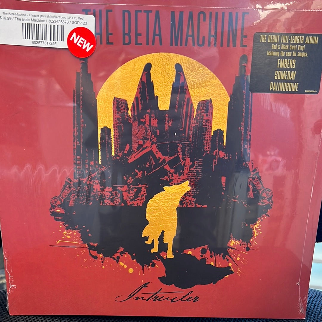 The Beta Machine - Intruder (Mint (M)) Electronic (LP, Ltd, Red)