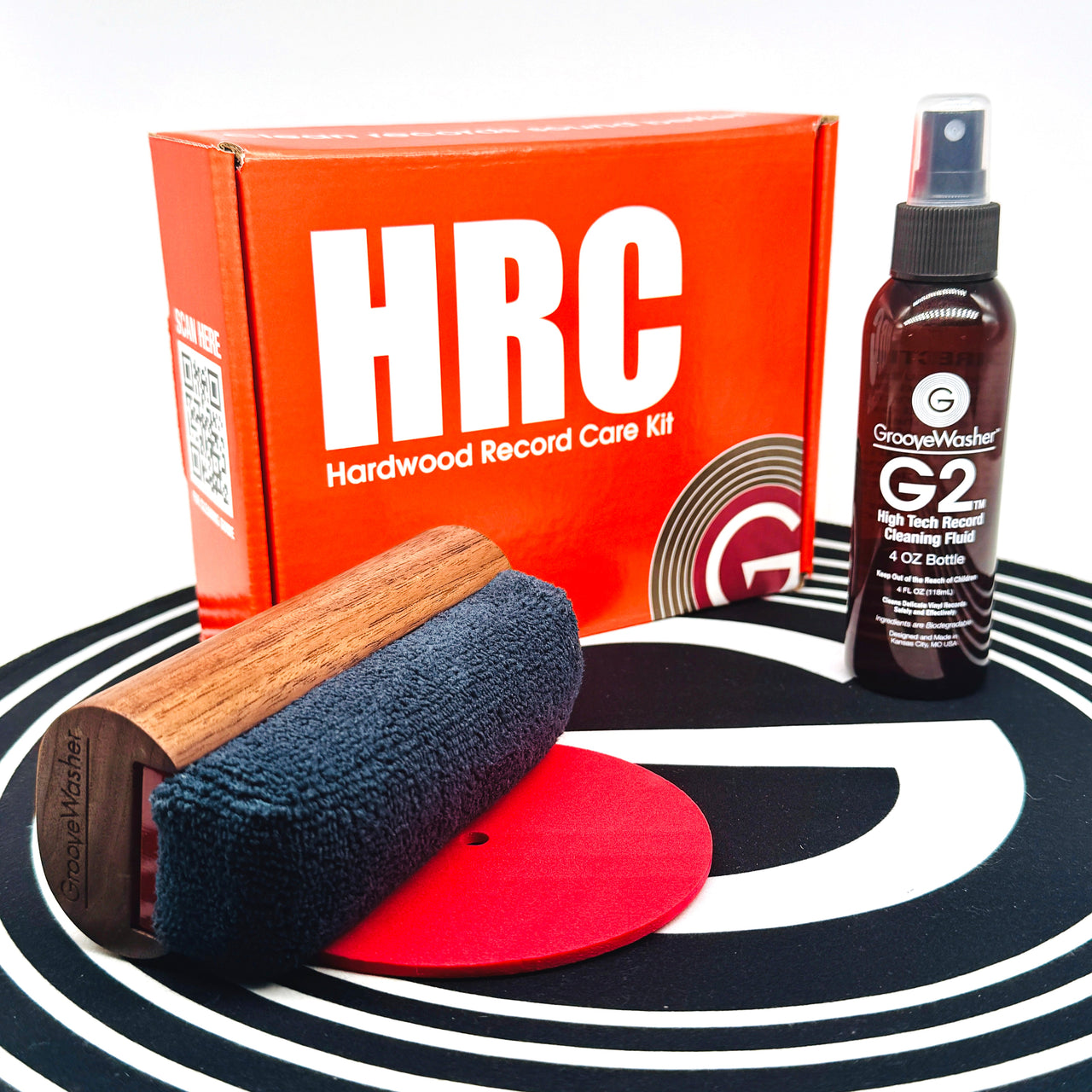 Groove Washer - (HRC) Hardwood Record Cleaning Kit