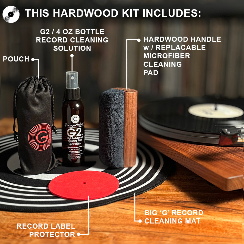 Groove Washer - (HRC) Hardwood Record Cleaning Kit