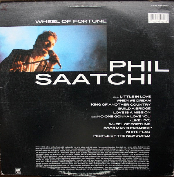 Phil Saatchi* : Wheel Of Fortune (LP, Album)