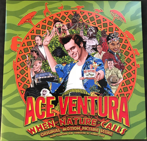 Robert Folk - Ace Ventura: When Nature Calls (Original Motion Picture Score) (Very Good Plus (VG+)) Stage & Screen (LP, Ltd, Bum)
