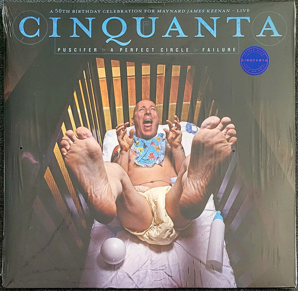 Puscifer, A Perfect Circle, Failure - Cinquanta - A 50th Birthday Celebration For Maynard James Keenan – Live (Mint (M)) Rock (2xLP, Comp, Ltd, Num, Cle)