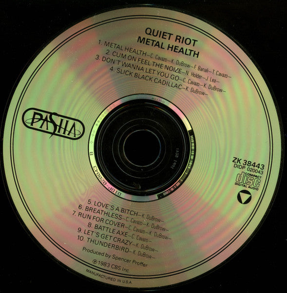 Quiet Riot – Metal Health (Very Good Plus (VG+)) Rock (CD, Album)