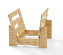 Record Storage Display Stand - Bamboo