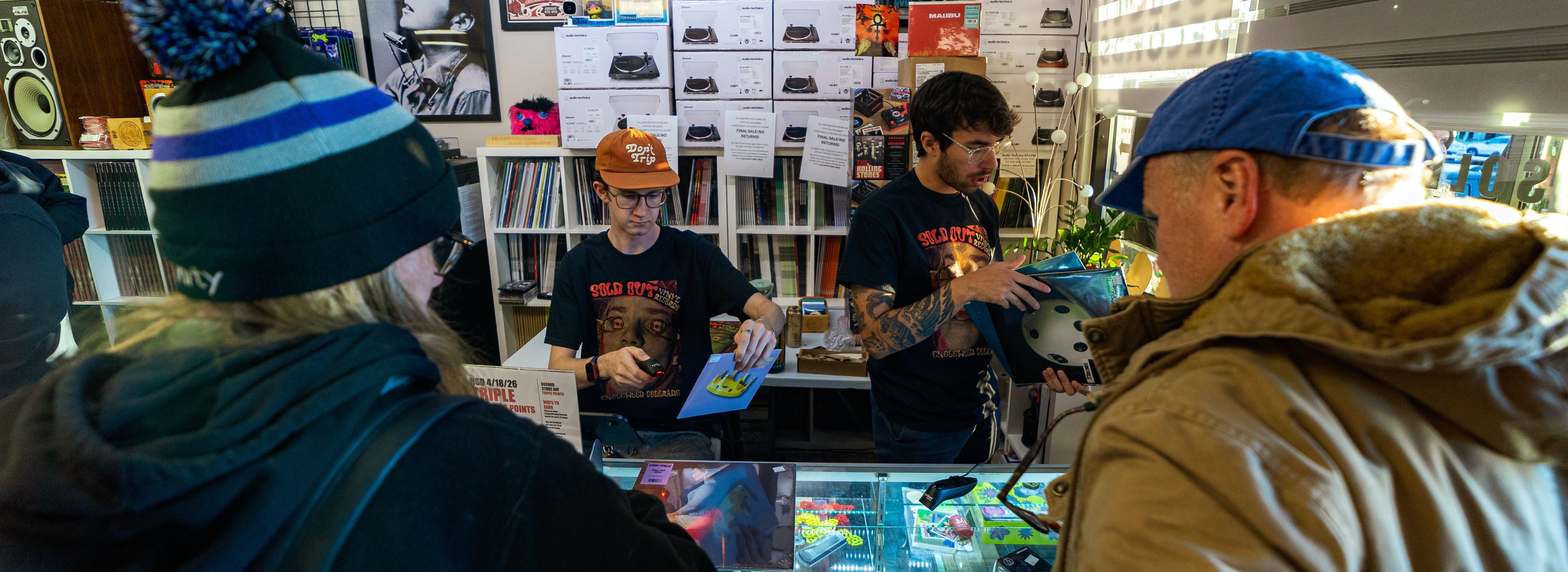 Sold Out Vinyl Records - New & used records, CDs & cassette tapes.