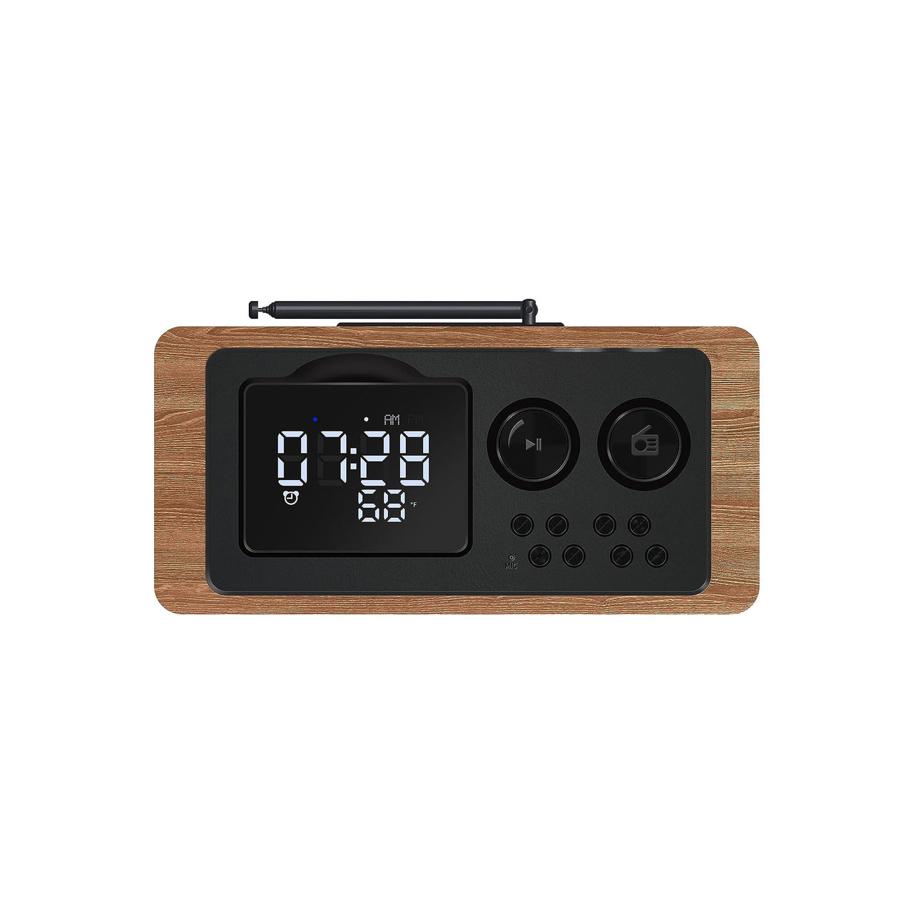 Fuse Zide Vintage Retro Radio with Alarm Clock