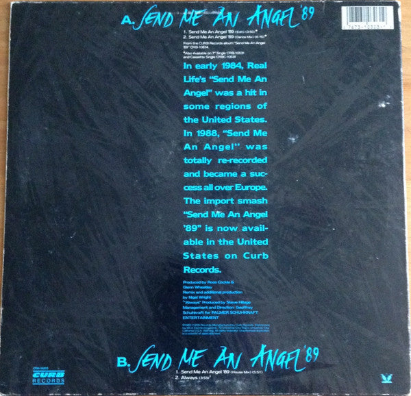 Real Life : Send Me An Angel '89 (12", Maxi)